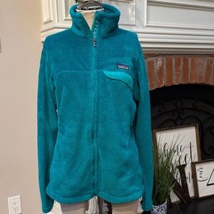 Patagonia Women's Vibrant Blue Teddy Jacket